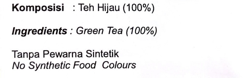 komposisi hojicha tea bag