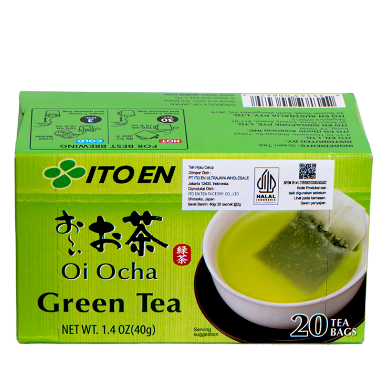 tea bag oi ocha logo halal